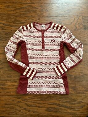 Kari Traa Akle Maroon Base Layer Top